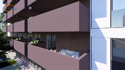 Apartamento T1 Novo com garagem em Vilar de Paraiso, Vila Nova de Gaia