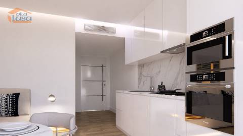 Apartamento T1 Novo varanda e lugar de garagem Vilar de Paraiso, Vila Nova de Gaia