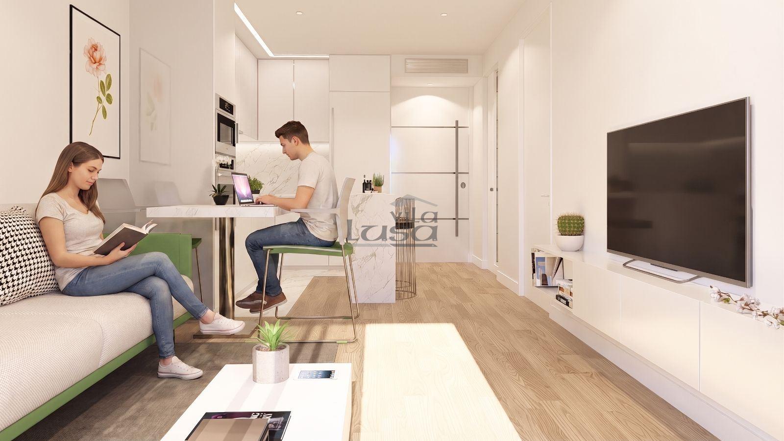 Apartamento T1 Novo com garagem em Vilar de Paraiso, Vila Nova de Gaia