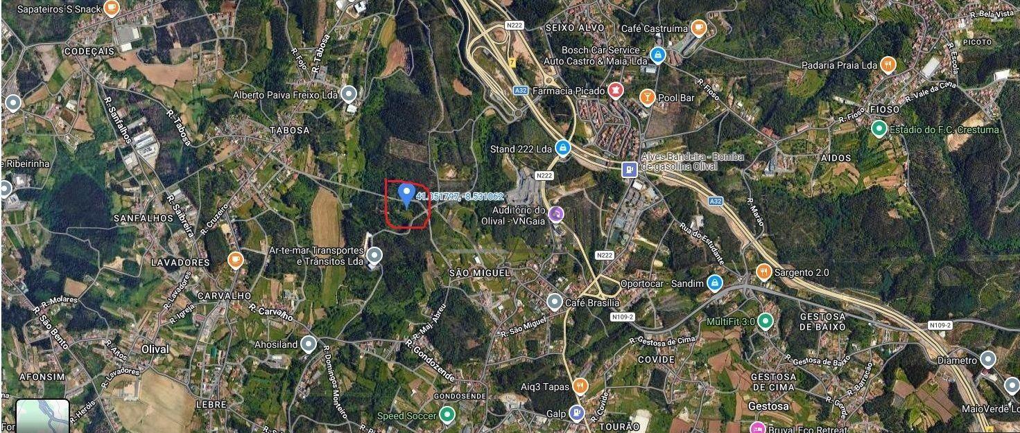 Terreno rústico com 24450m2 em Olival, Vila Nova de Gaia.