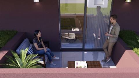 T0 Novo em condomínio fechado com + de 20.000m2 de jardim