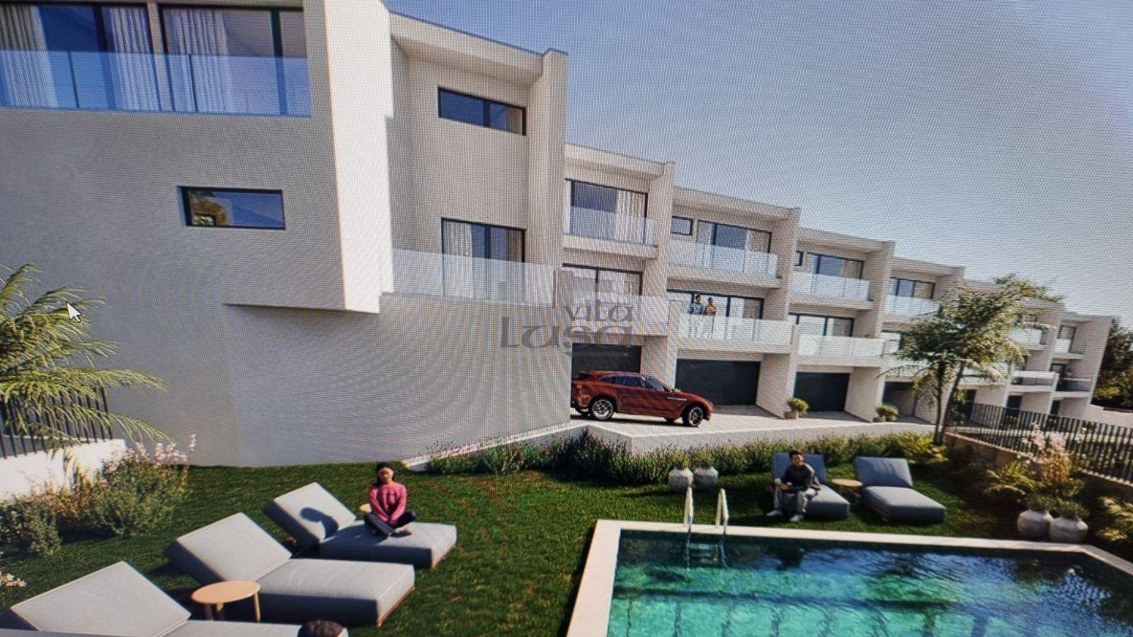 Moradia T3 (3 frentes), condomínio com piscina em Gondomar
