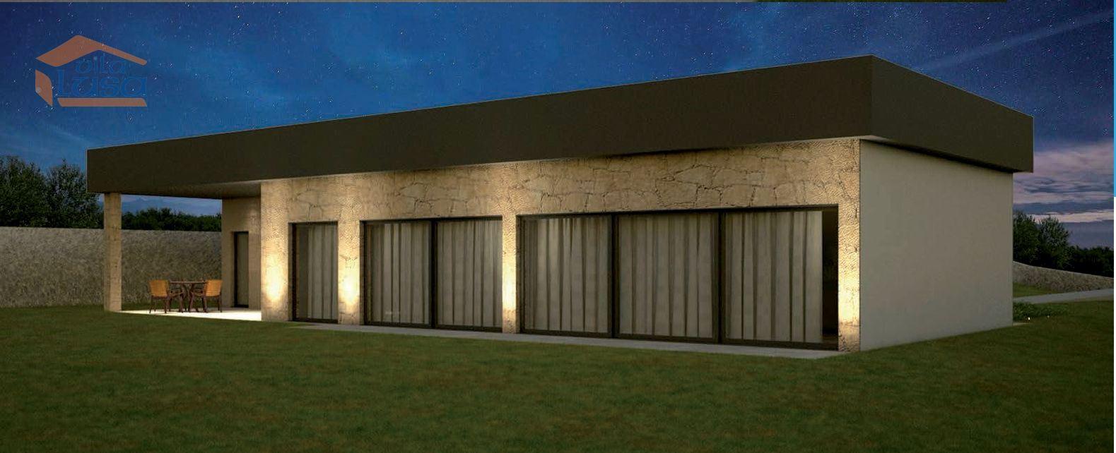PROJETO APROVADO Moradia térrea T3/T4 O terreno já tem projeto aprovado para uma moradia térrea contemporânea,