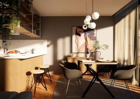 Apartamento T1 c/ Varanda - Leça da Palmeira