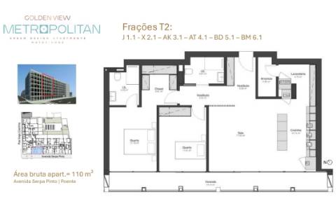 Apartamento T2 Venda em Matosinhos e Leça da Palmeira,Matosinhos