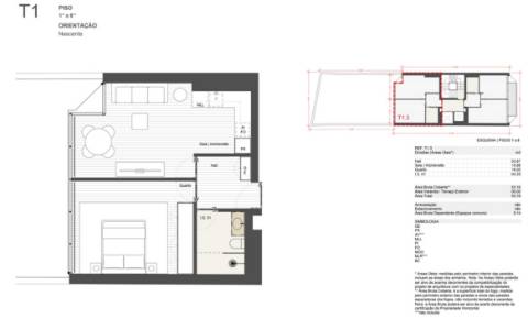 Apartamento T1 Venda em Matosinhos e Leça da Palmeira,Matosinhos