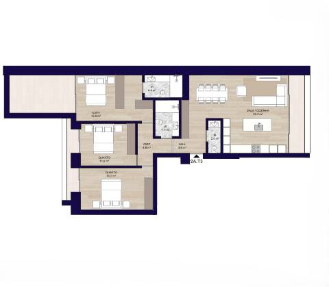 Apartamento T3 Venda em Matosinhos e Leça da Palmeira,Matosinhos