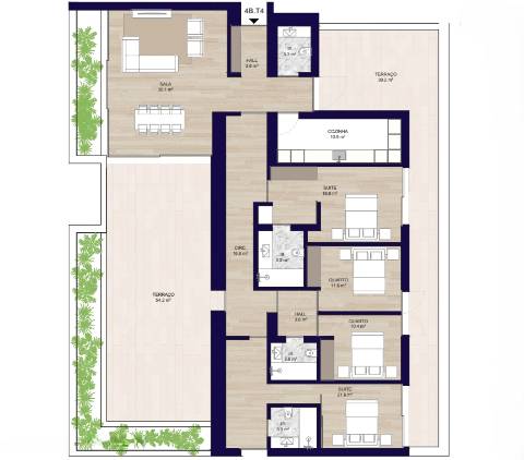 Apartamento T4 Venda em Matosinhos e Leça da Palmeira,Matosinhos