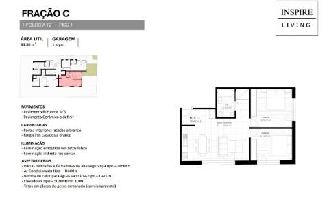 Apartamento T2  Viseu Centro
