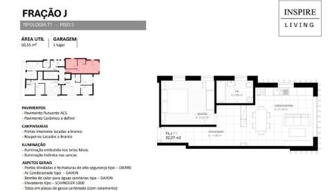 Apartamento T1  Viseu Centro
