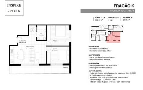 Apartamento T2+2 Duplex  Viseu Centro