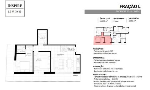 Apartamento T2+1 Duplex  Viseu Centro