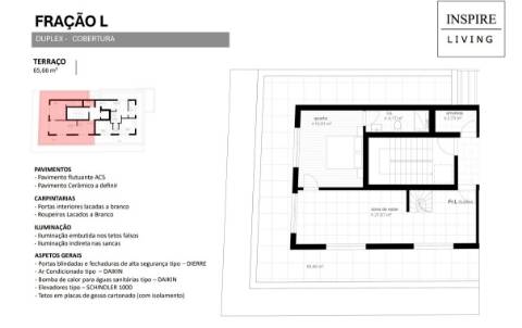 Apartamento T2+1 Duplex  Viseu Centro