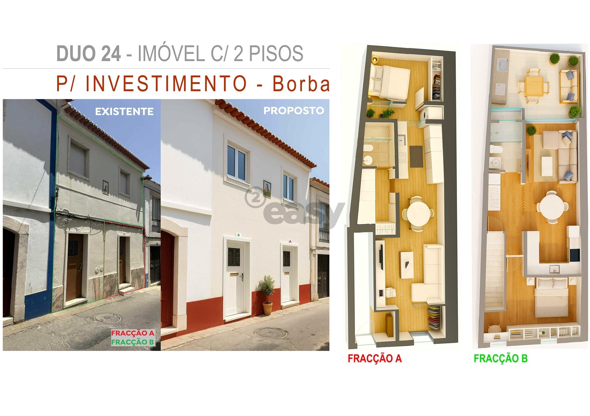 Duo 24 – Imóvel para Investimento, c/ projecto, em Borba, Alentejo