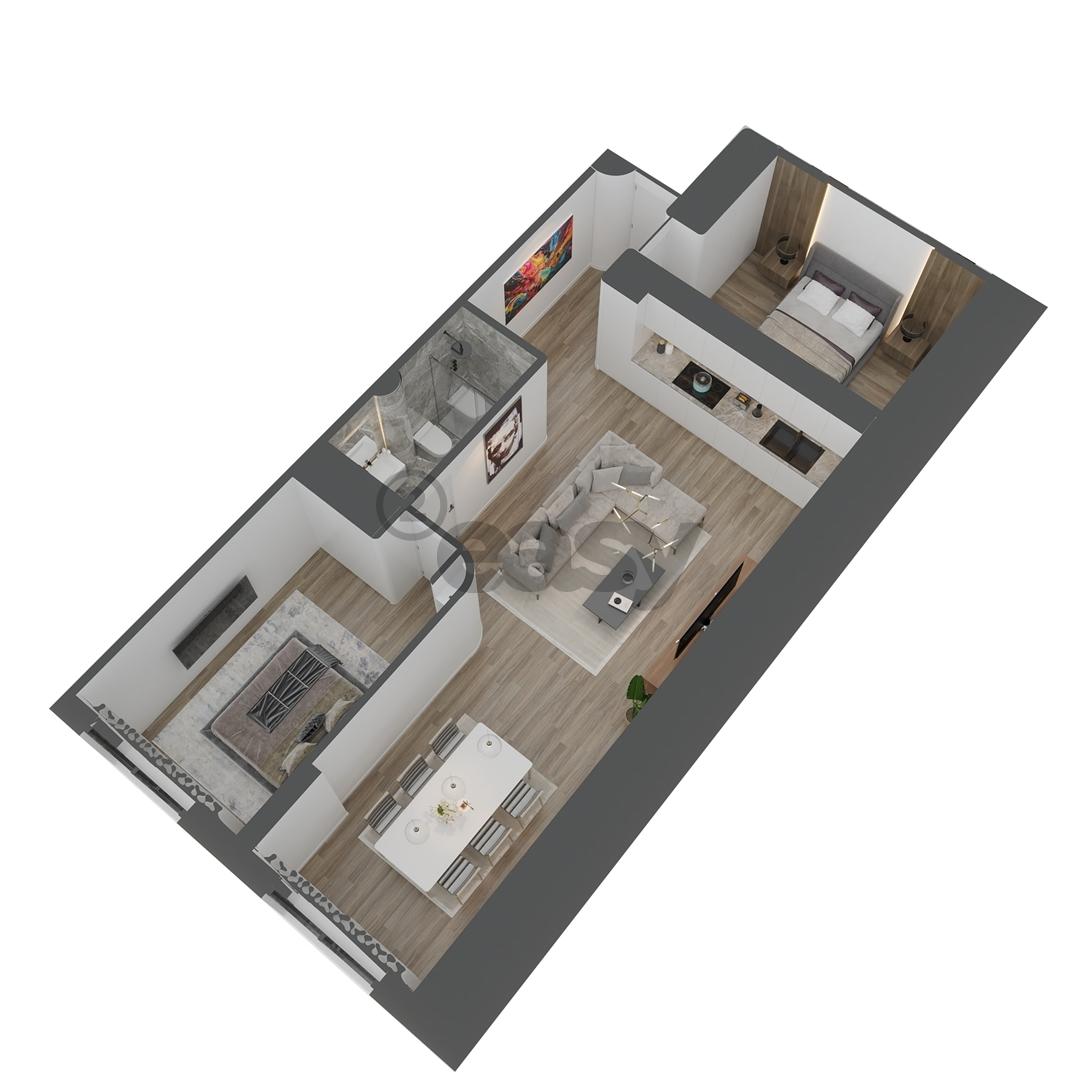Apartamento T1+1 Arrendamento em Braga (São José de São Lázaro e São João do Souto),Braga