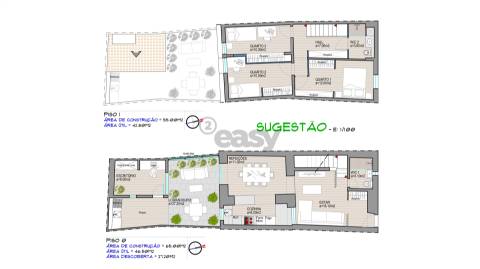 Moradia T2 com projeto de transformação em T3, centro histórico