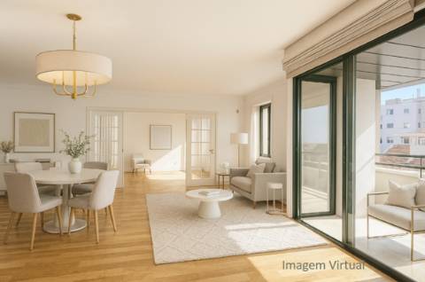 Apartamento Exclusivo T3 + 2 no Prestigiado Pátio Bagatela – Amoreiras, Lisboa