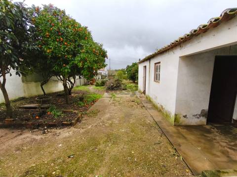 Moradia T2 com anexos e amplo quintal nas Fornalhas Velhas