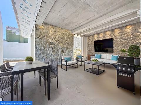 Moradia Minimalista de Luxo com Vista Panorâmica – Calheta