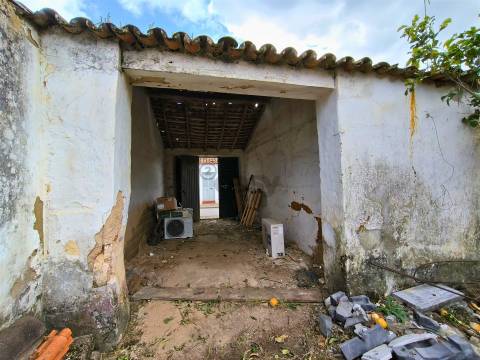 Moradia com 3 Divisões e Quintal para Recuperação Total no Centro de Alvalade