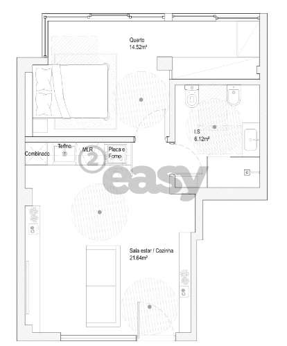 Apartamento T1 Idanha - Belas