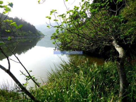 Terreno de encosta, ampla vista rio Douro. Portugal, Porto, Marco de Canaveses.