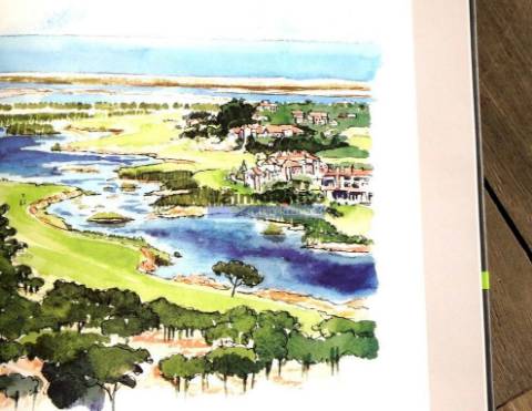 Terreno Urbano para Apartamentos e Hotel. Portugal, Portimão, Algarve.