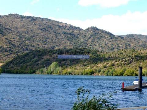 Quinta, Vinha, Casa, frente rio Douro. Portugal, Foz do Sabor, Torre de Moncorvo.