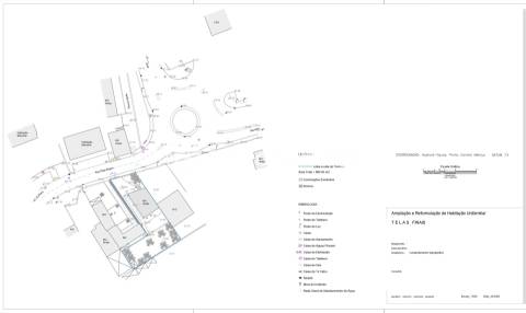Imóvel com projeto aprovado e licença de construção paga para alojamento em Barcelos