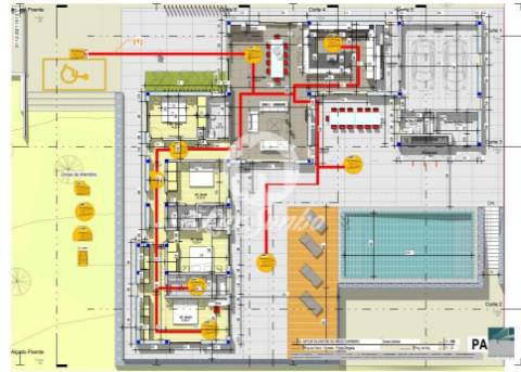 Terreno na freguesia de GINETES com projeto aprovado para Moradia 