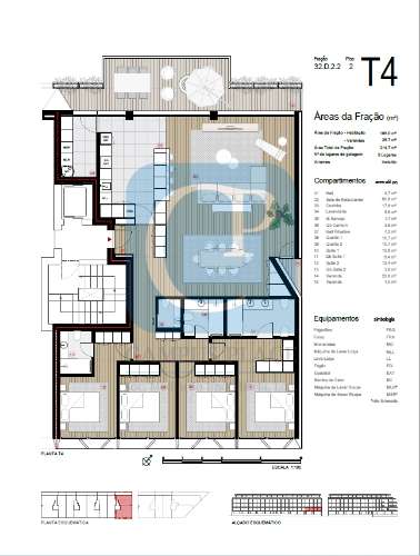 Apartamento T4 para venda - Empreendimento Living Sea