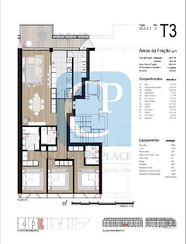 Apartamento T3 para venda - Empreendimento Living Sea