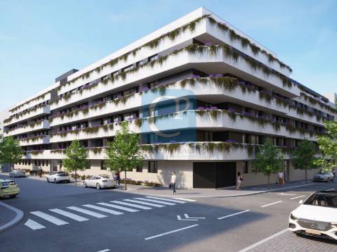 Apartamento T2Kit em construção, no empreendimento Central Park em Matosinhos