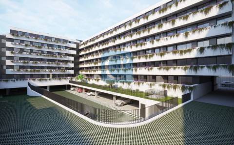 Apartamento T2Kit em construção, no empreendimento Central Park em Matosinhos