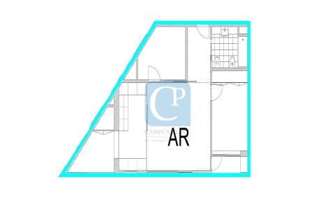Apartamento T1+1 em construção, no Edifício Combatentes 165