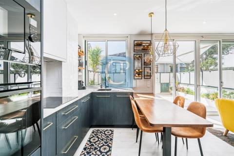 Apartamento T1 com terraço em Leça da Palmeira