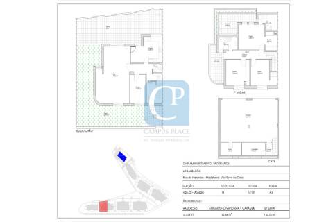 Andar moradia T3+1, no Condomínio Villas de Nazarães