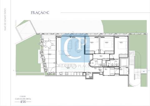 Apartamento T3 em construção no Empreendimento Casas Garcia de Orta