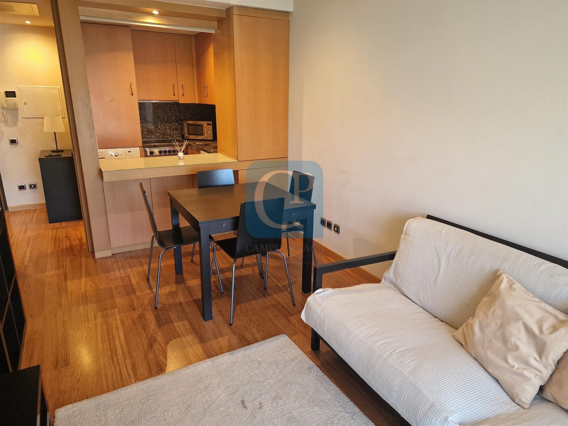 Apartamento T1 mobilado e equipado ao Hotel Áxis, São Mamede Infesta