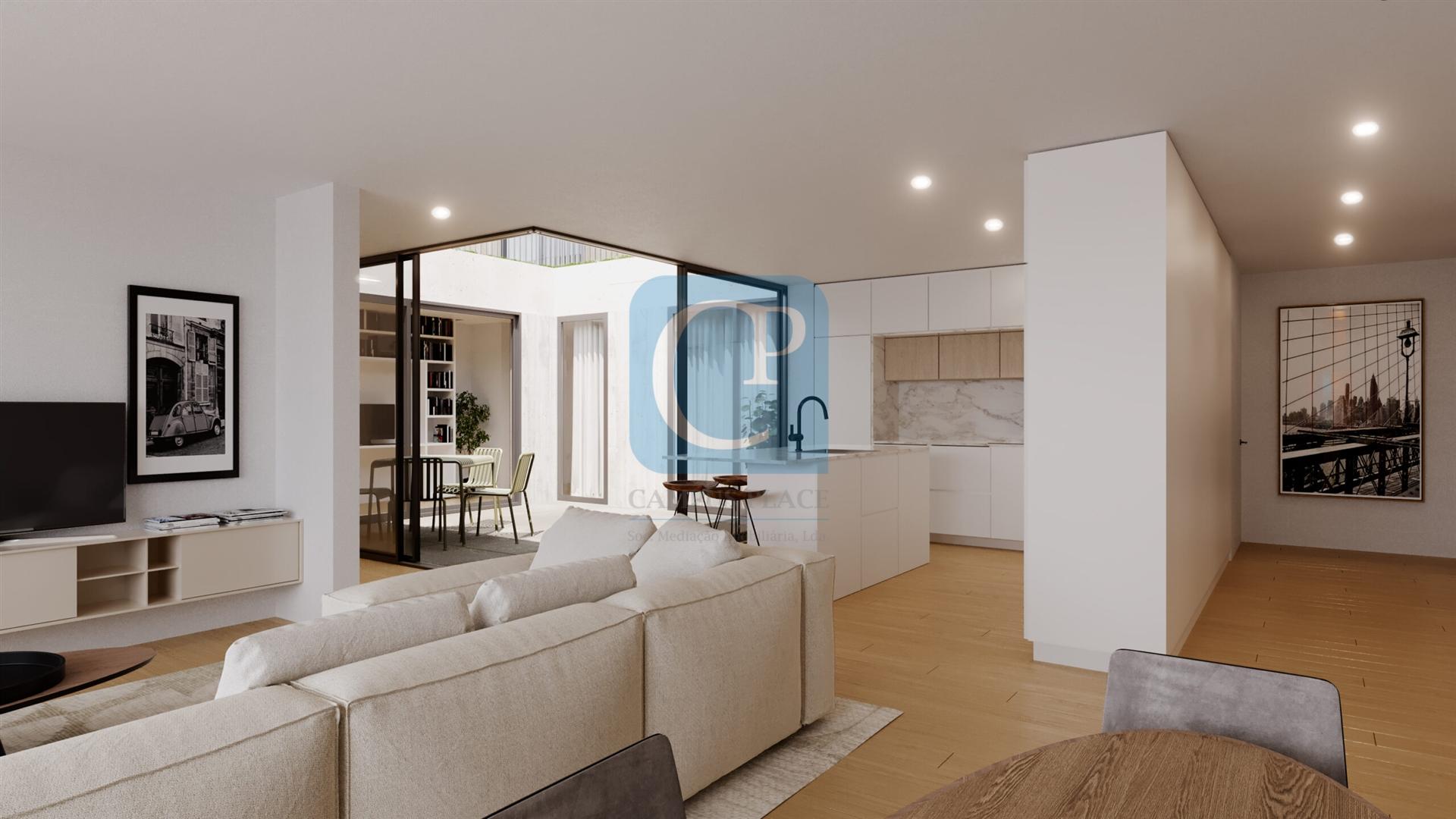 Apartamento T3, em construção, no Empreendimento Boss Gardens