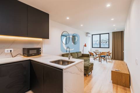 Apartamento T1Kit mobilado e equipado, Empreendimento Asprela Easy