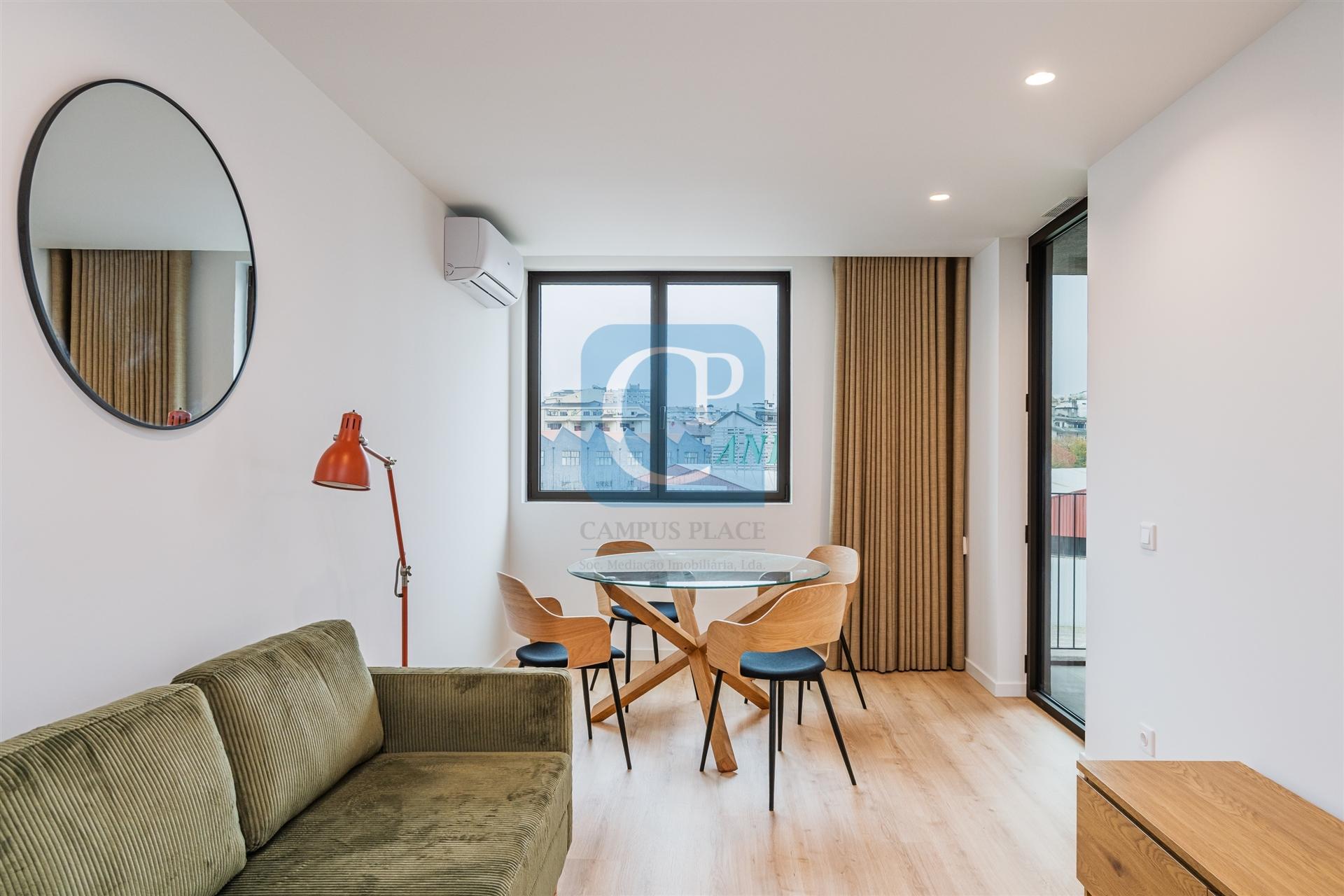 Apartamento T1Kit mobilado e equipado, Empreendimento Asprela Easy