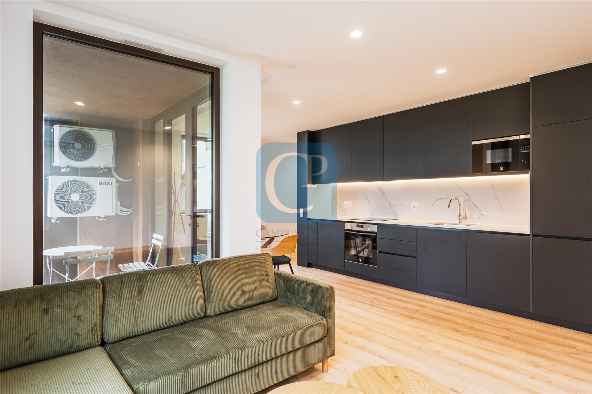 Apartamento T1Kit mobilado e equipado, Empreendimento Asprela Easy