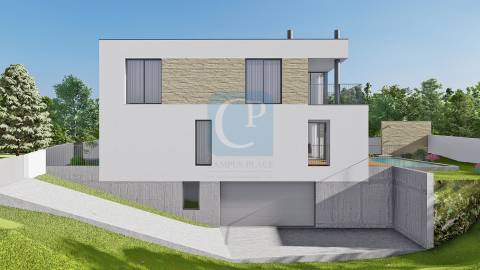 Terreno urbano com projeto aprovado em Vila Nova de Gaia, Canelas