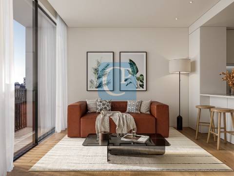 Apartamento T0 em construção, no Empreendimento Laetitia Living