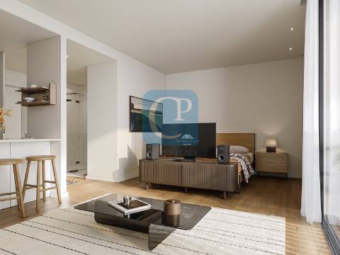 Apartamento T0 em construção, no Empreendimento Laetitia Living