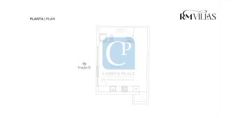Apartamento T0 em construção no Empreendimento RMvillas, Matosinhos