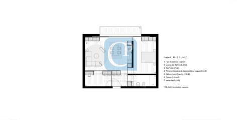 Apartamento T1+1, em construção, Empreendimento Casas do Horto