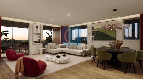 Apartamento T3 com piscina e ginásio no Empreendimento Verde Vale no centro da Maia