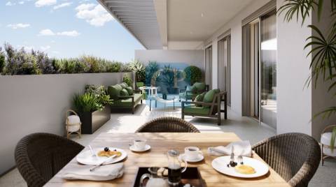 Apartamento T3 com piscina e ginásio no Empreendimento Verde Vale no centro da Maia